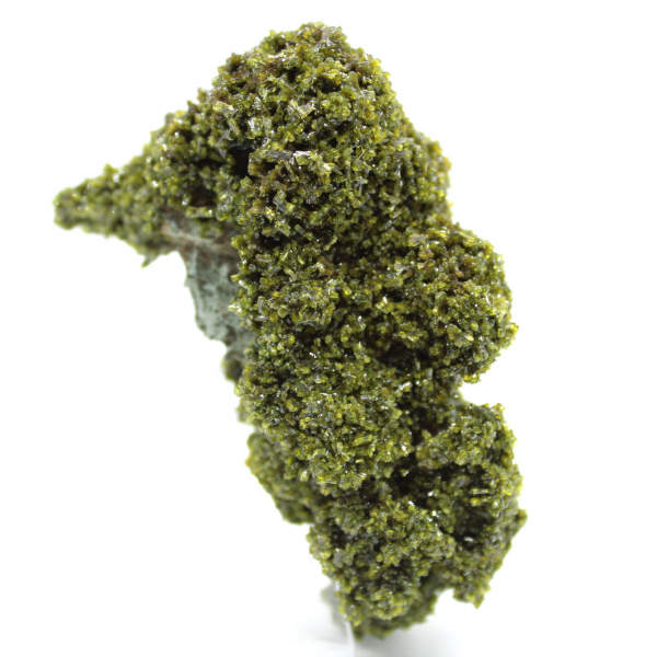 Epidootkristallen uit Marokko op beige matrix