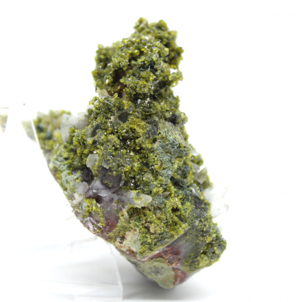 Natuurlijk exemplaar van groene epidoot uit Marokko