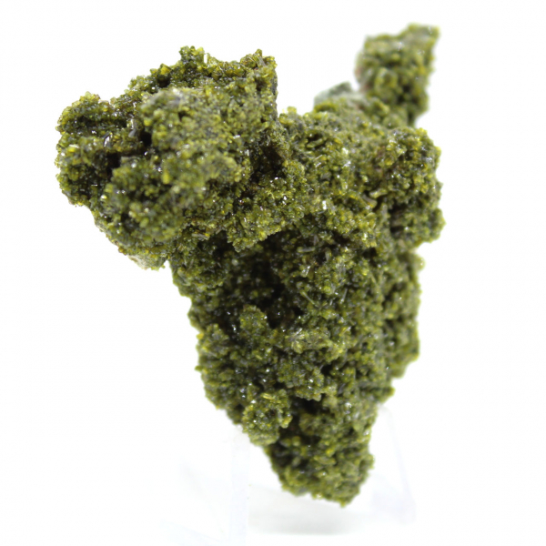 Groene epidootkristallen op matrix uit Marokko