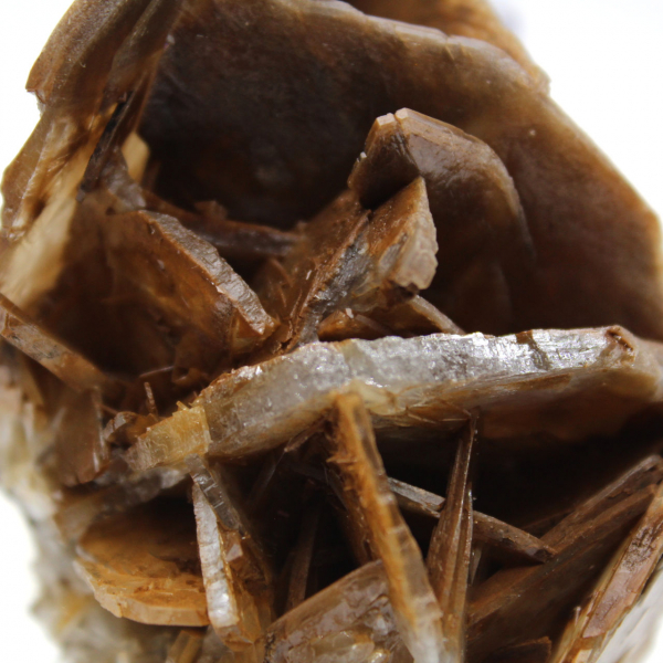 Compacte kristallen van bariet uit Marokko