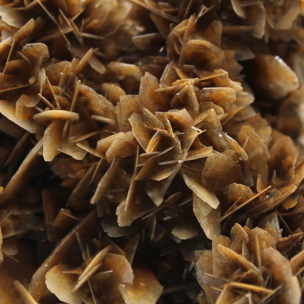 Doorschijnende bruine bariet uit Marokko