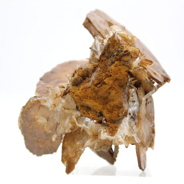 Microkristallen van bariet uit Marokko