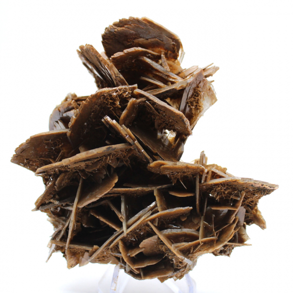 Gekristalliseerde bruine bariet uit Marokko