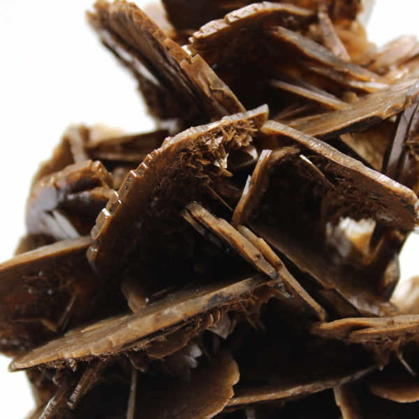 Gekristalliseerde bruine bariet uit Marokko