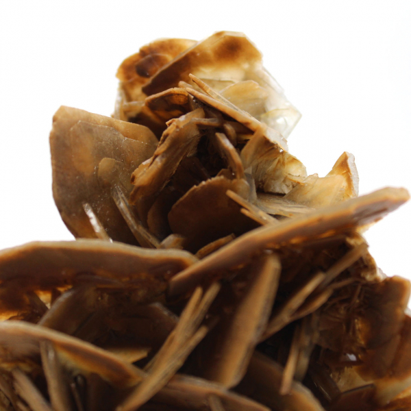 Bruine kristallen van bariet uit Ouichane