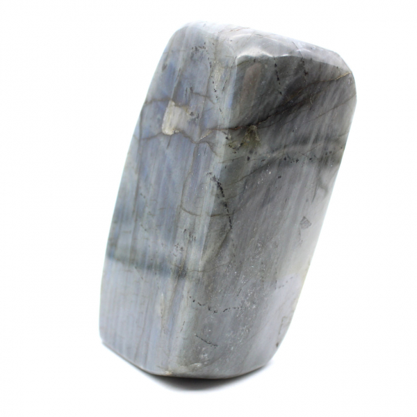 Gepolijst labradorietexemplaar, decoratief mineraal.