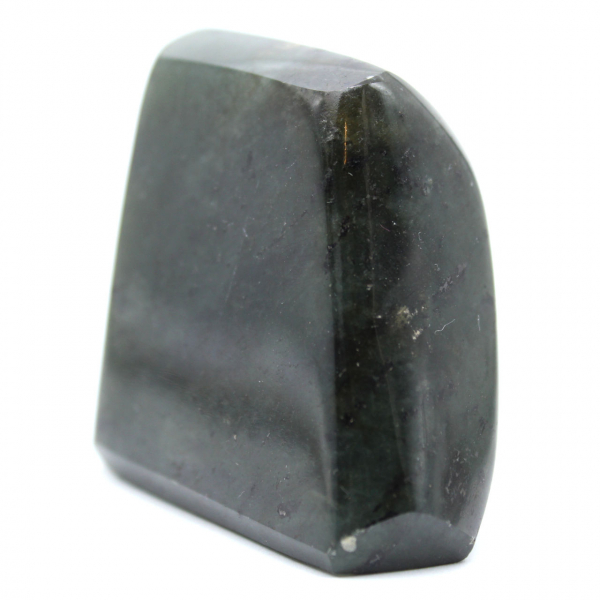 Gepolijste labradoriet, compact exemplaar uit Madagaskar