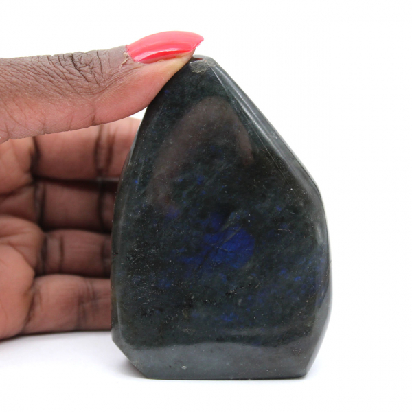 Klein gepolijst labradoriet ornament, mineraalsteen