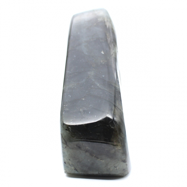 Gepolijst labradoriet mineraalornament uit Madagaskar