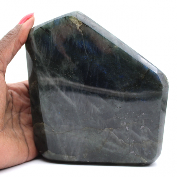 Gepolijst labradoriet ornament, natuursteen