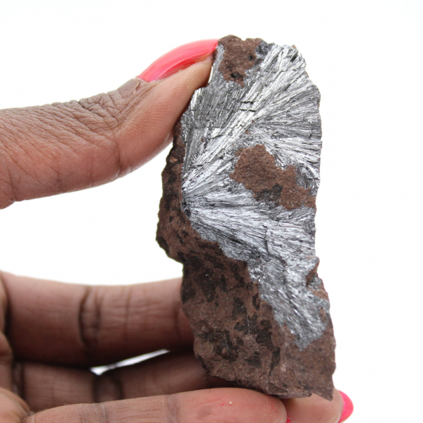 Pyrolusiet, compacte kristallen voor verzamelingen