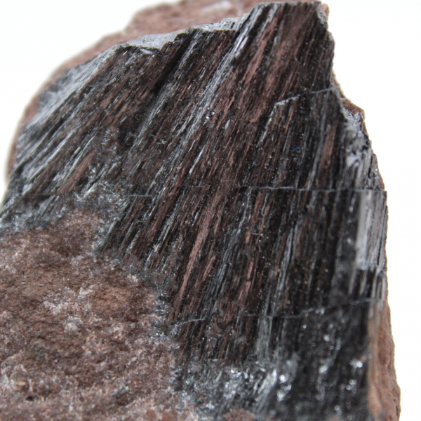 Pyrolusiet, compacte collectie, gesteente Marokko