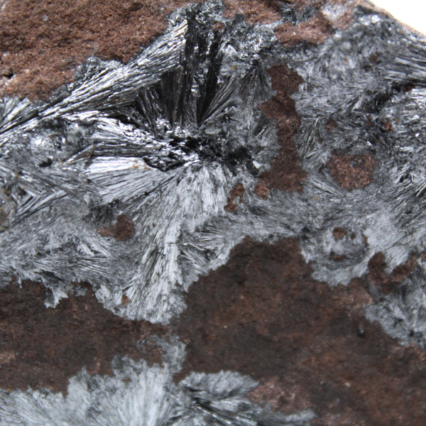 Groot stuk gekristalliseerde pyrolusiet uit de collectie