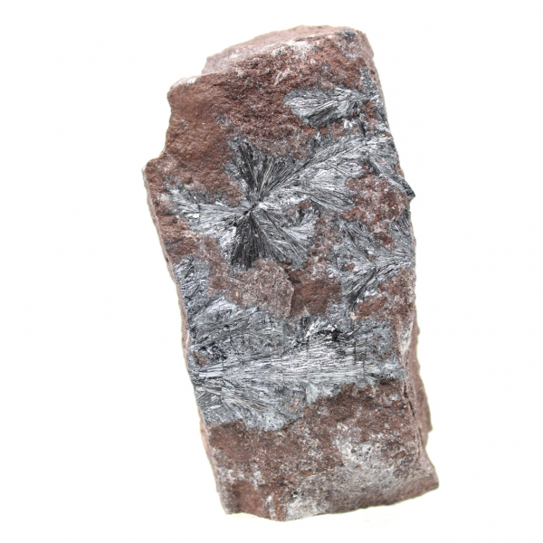 Pyrolusiet uit Marokko, mineraalkristallen voor verzameling