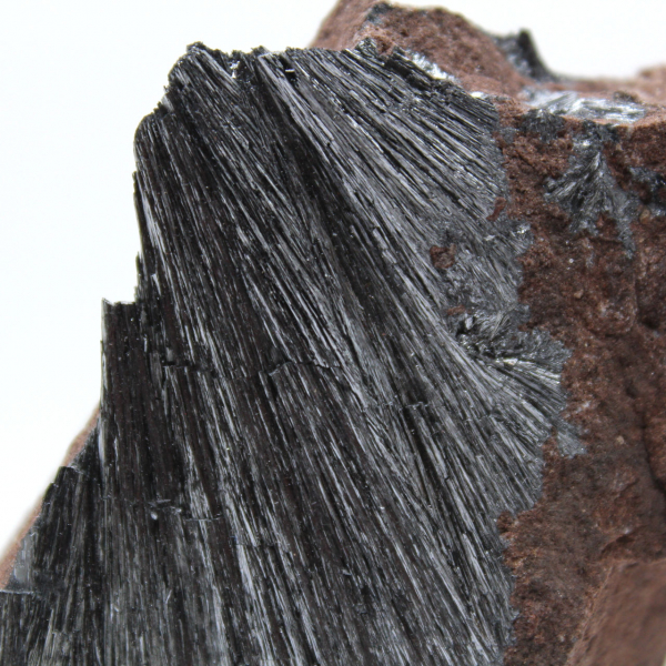 Pyrolusiet kristalornament, natuursteen