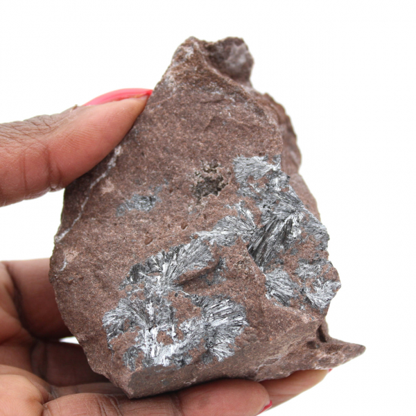 Marokkaanse pyrolusiet, authentieke kristallisatie