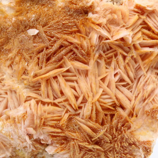 Verzamelbare Marokkaanse oranje barietkristallen