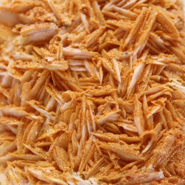 Natuurlijke Marokkaanse oranje barietkristallen