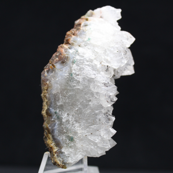 Kleine kwarts met goethiet, ruwe natuursteen 105 g