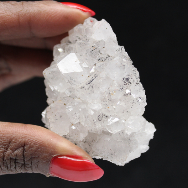 Miniatuur goethietkwarts, ruw exemplaar uit Marokko, 80 g