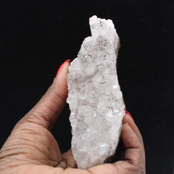 Goethietkwartskristallen, ruwe natuurlijke steen, Marokko