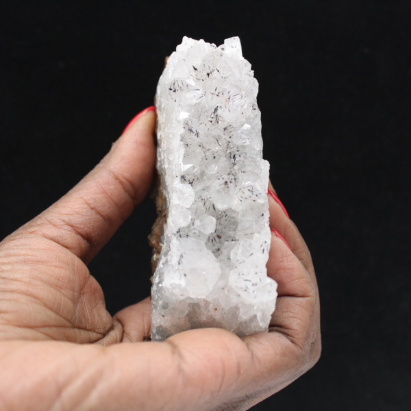 Kwarts goethiet exemplaar, ruwe drusen uit Marokko 180g