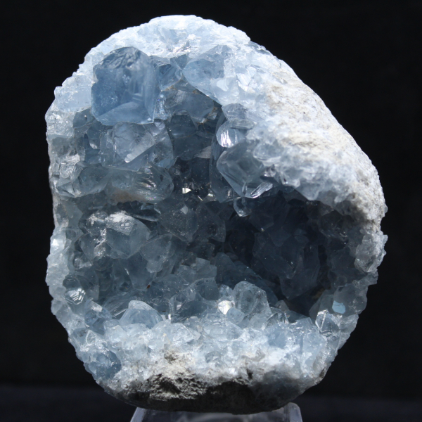 Ruwe celestien exemplaar - Kristallisatie uit Madagaskar