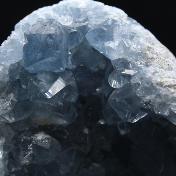 Ruwe celestien exemplaar - Kristallisatie uit Madagaskar