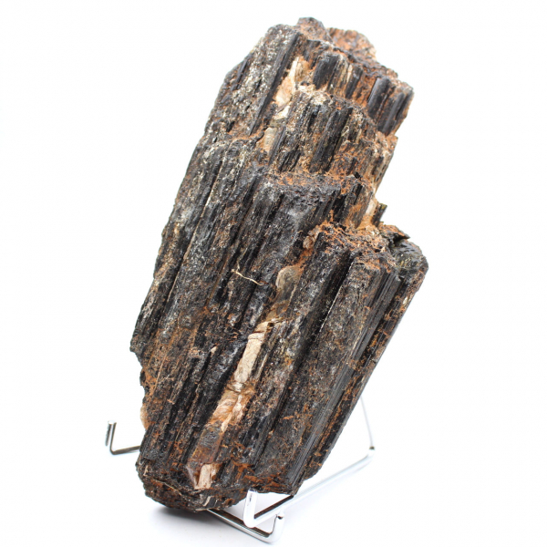 Zwarte toermalijn uit Madagaskar - Ruw mineralogisch exemplaar