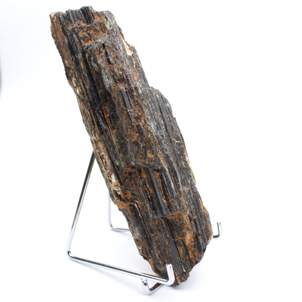 Zwarte toermalijn uit Madagaskar - Ruw mineralogisch exemplaar