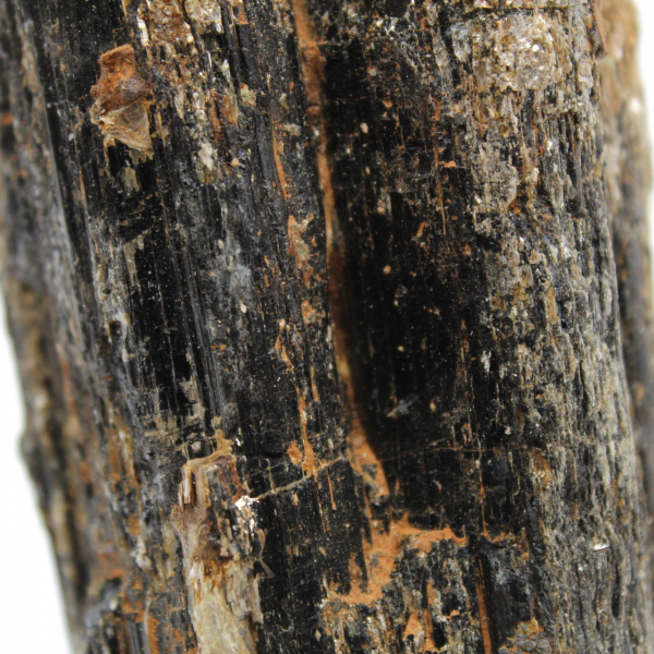 Ruwe zwarte toermalijnsteen - Natuurlijk Malagassisch kristal