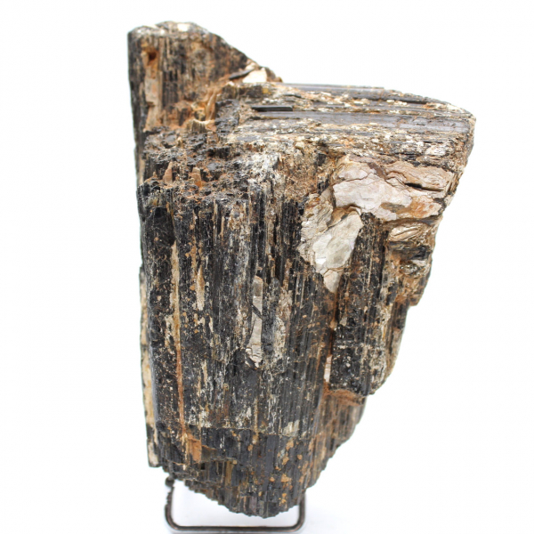 Ruwe zwarte toermalijnkristal - Herkomst: Madagaskar