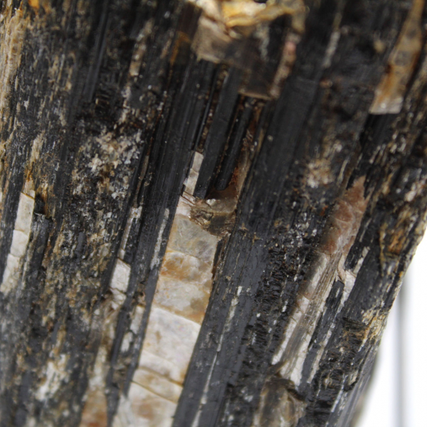 Zwarte toermalijnsteen - Exemplaar uit de collectie van Madagaskar