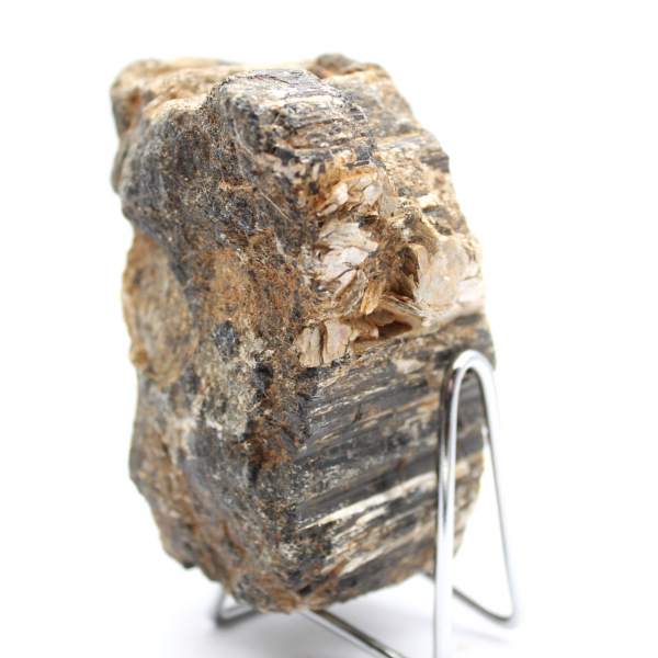 Mineralogisch specimen - Ruwe zwarte toermalijn uit Madagaskar