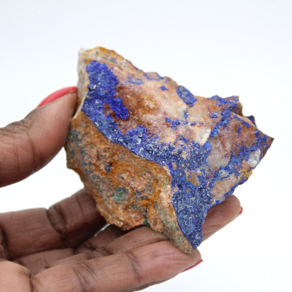 Klein exemplaar van malachiet-azuriet