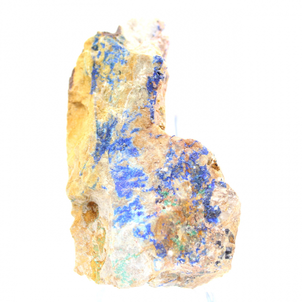 Gemengde malachiet- en azurietkristallen