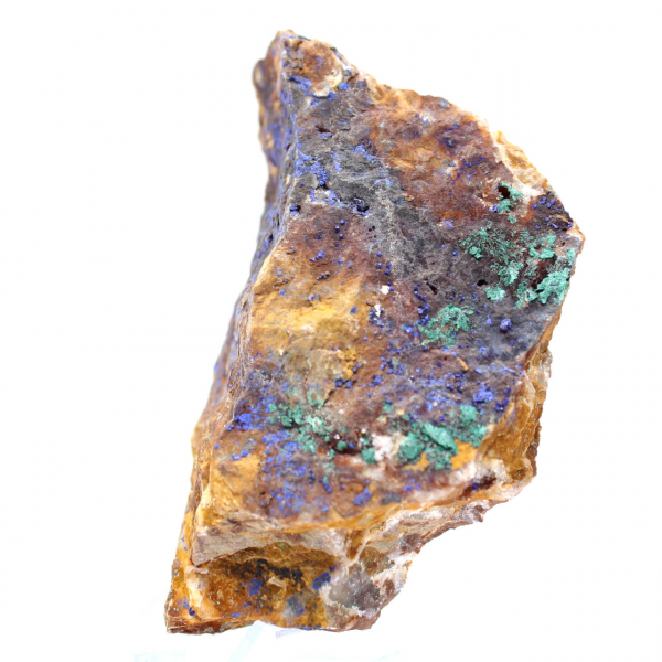 Malachiet-Azurietkristallen Marokko