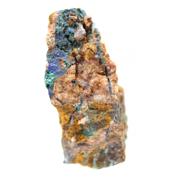 Azuriet-malachiet exemplaar uit Marokko