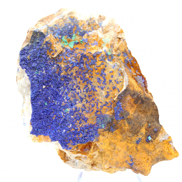 Tweekleurig azuriet-malachiet exemplaar