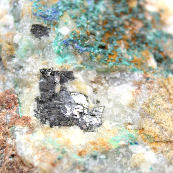 Verzamelbare azuriet malachiet