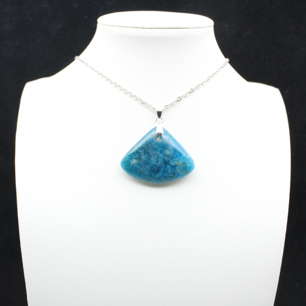 Hanger van blauwe apatiet - Mineralogisch exemplaar uit Madagaskar