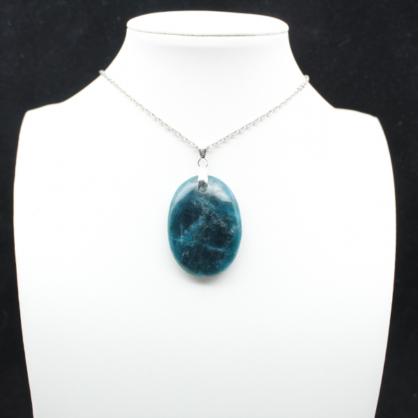 Hanger van Madagascar apatiet - Dicht natuurlijk kristal