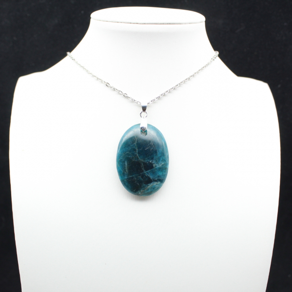 Hanger van Madagascar apatiet - Dicht natuurlijk kristal