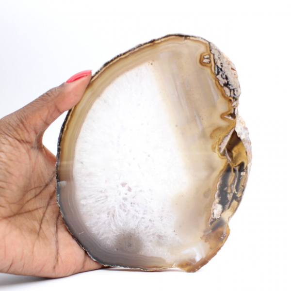 Braziliaanse gestreepte agaatschijf