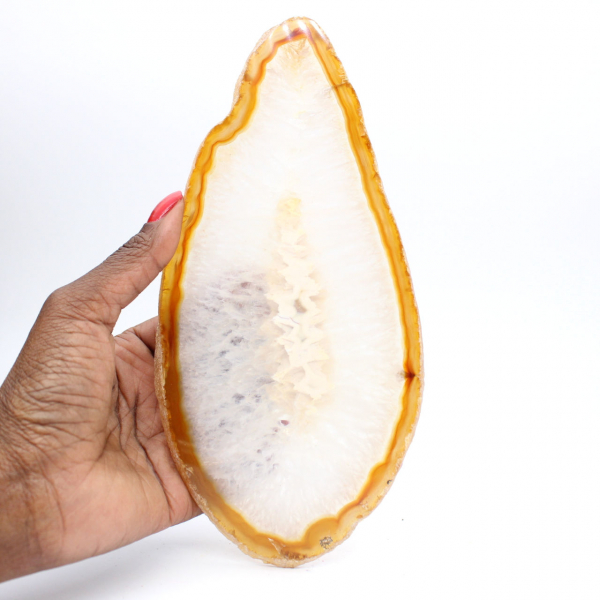 Gepolijste plak reuzenagaat