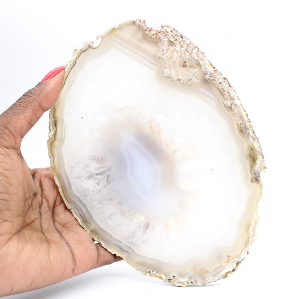 Massief exemplaar van gepolijste agaat