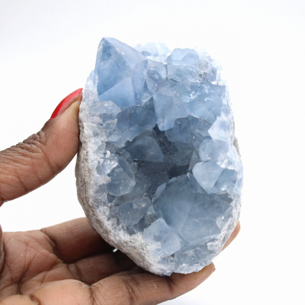 Enorme celestiene geode uit Madagaskar