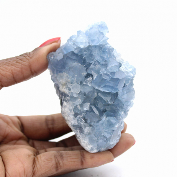 Kleine Malagassische celestiene geode - 290 g