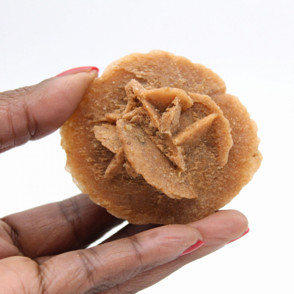 Marokkaanse woestijnroos: authentieke kristalstructuur