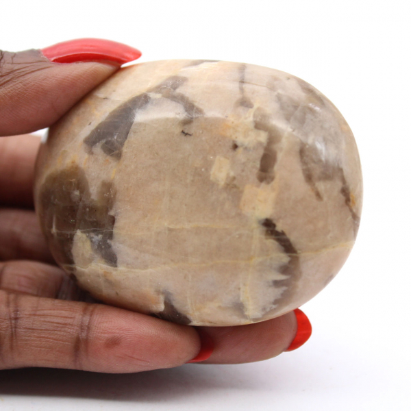 Veldspaatkiezelsteen uit Madagaskar – Mineraalexemplaar